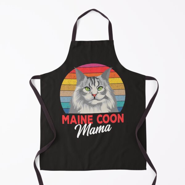 Aperçu de l'œuvre Maine Coon Mama Funny Cat Owner Lovers Gift créée et vendue par waltzfeli.