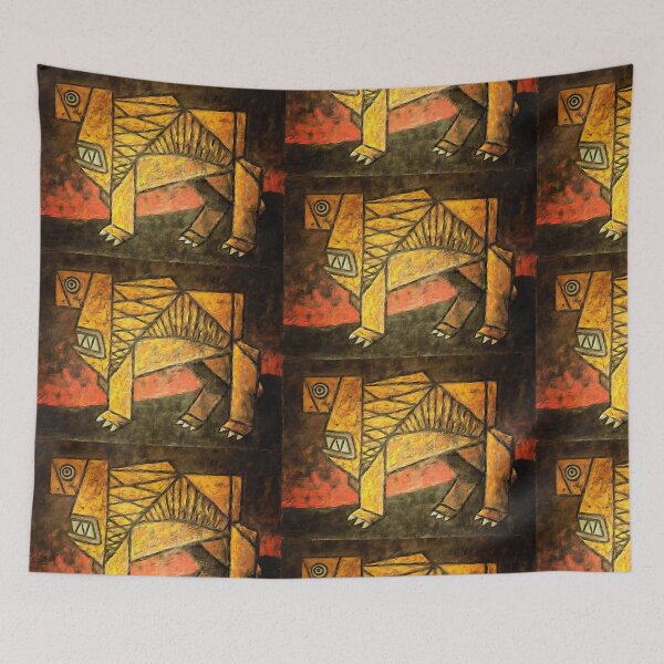 Item preview, Cubist Sumerian Lion Cubist Sumerian Lion designed and sold by ArtLonso.