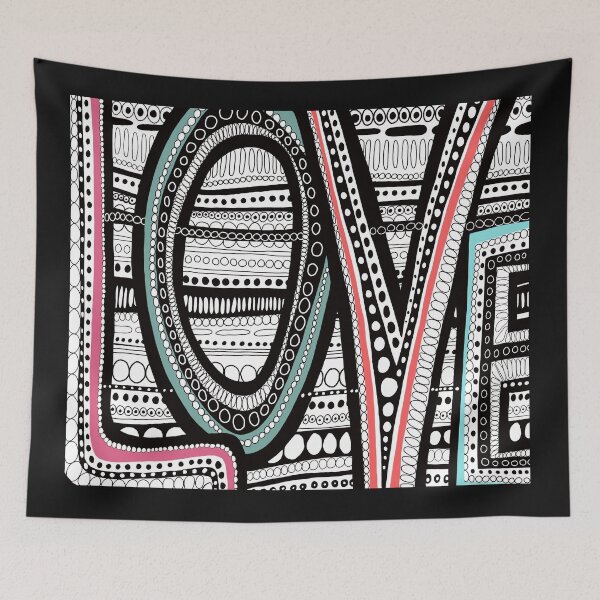 Item preview, LOVE WORD ART - Zendoodle Design  designed and sold by Jillianamatt.