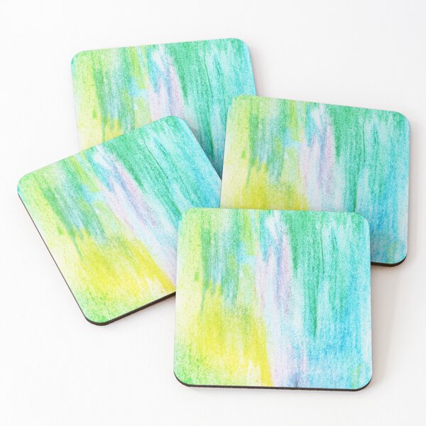Item preview, Drawing pastel texture | blue green yellow art themed  designed and sold by lausn.