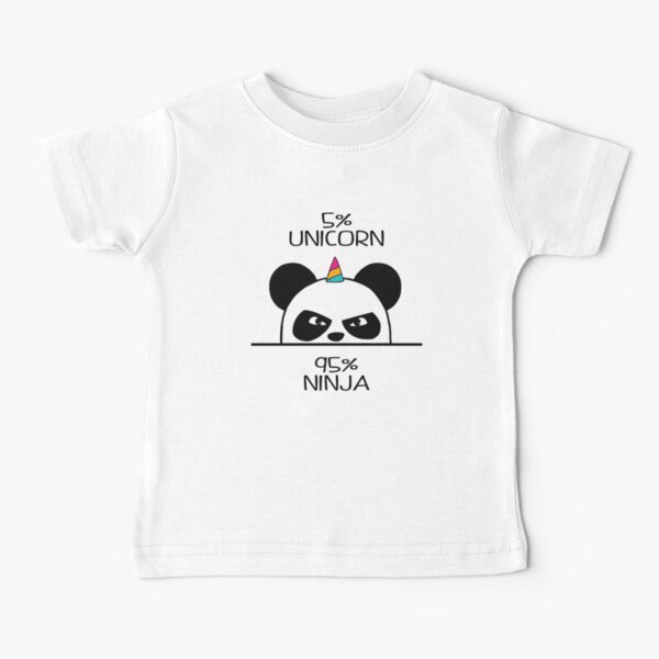 Unicorn Ninja Panda Baby T-Shirt