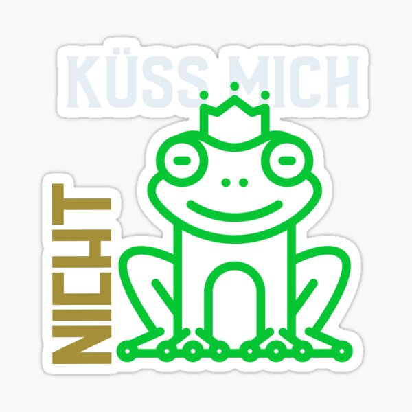Küss mich nicht Sticker