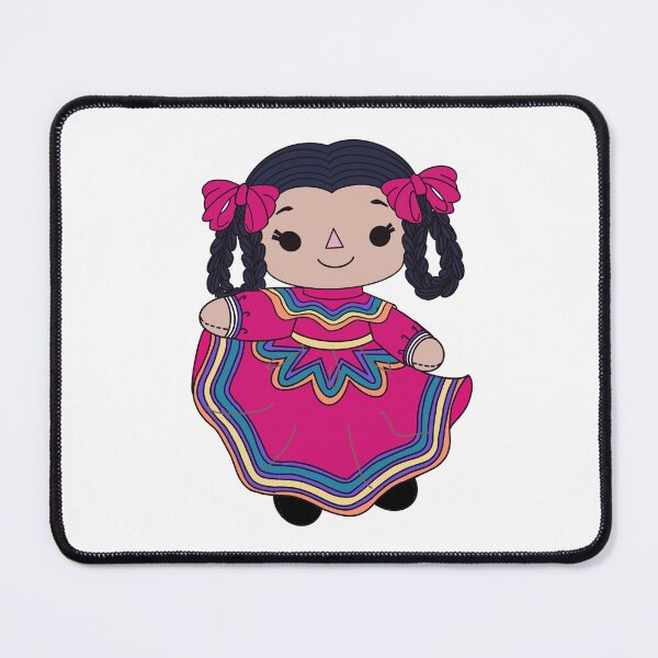 Item preview, Mexican Doll with Pig Tails designed and sold by redneckmexican.
