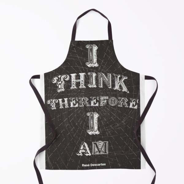 Item preview, I think therefore - Rene designed and sold by ZeeshanDesignz.