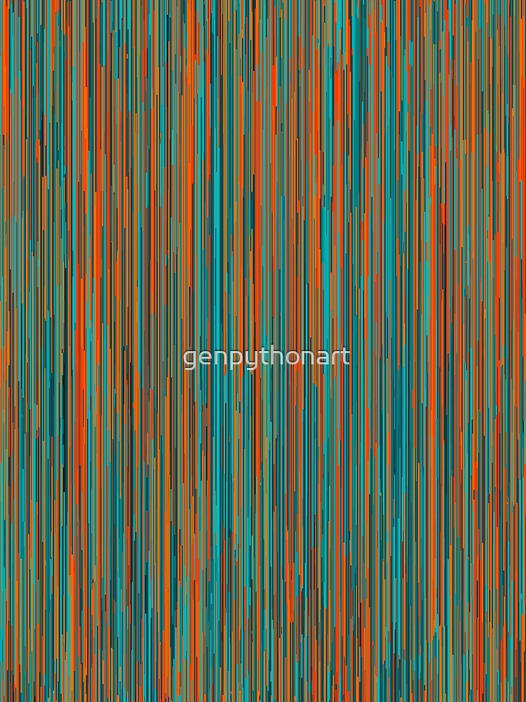 Thumbnail 3 of 3, Scarf, Lines 4 designed and sold by genpythonart.