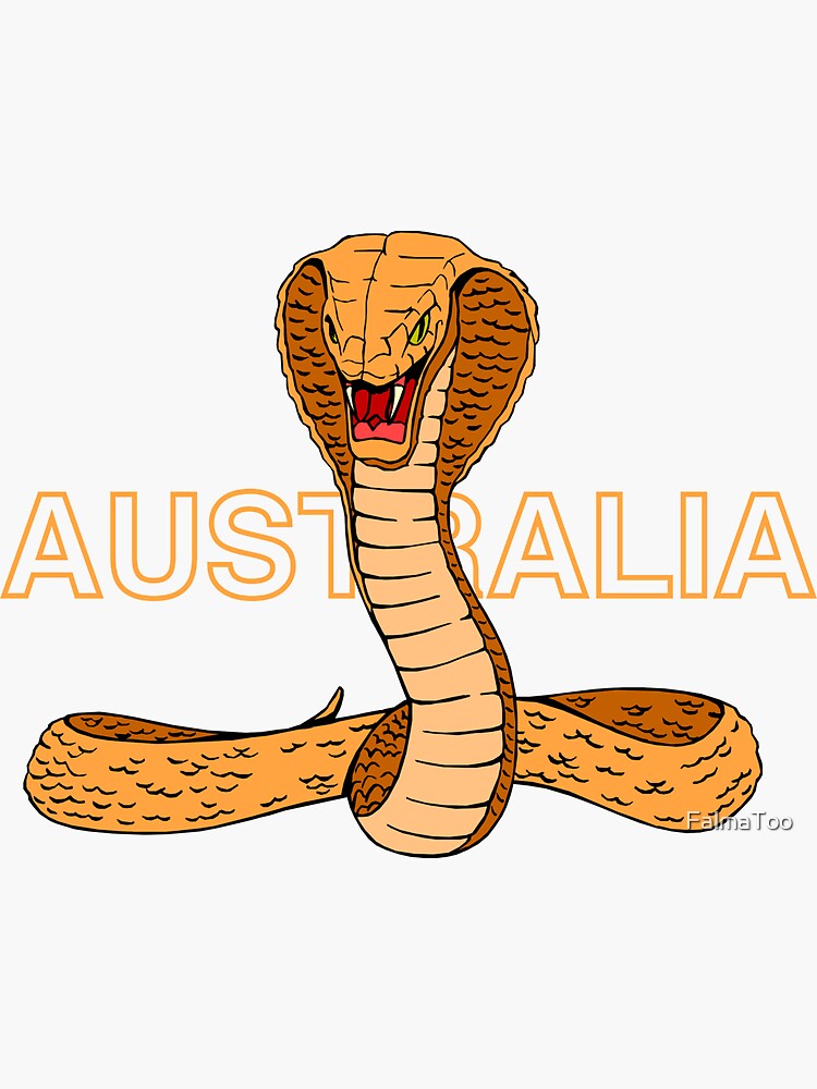 "Cobra Kai Australia Scary" Sticker by FalmaToo Redbubble