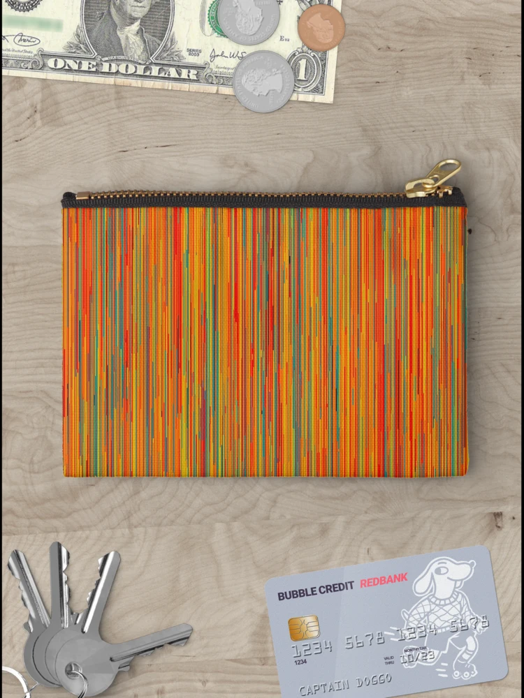 Thumbnail 3 of 4, Zipper Pouch, Lines 5 designed and sold by genpythonart.