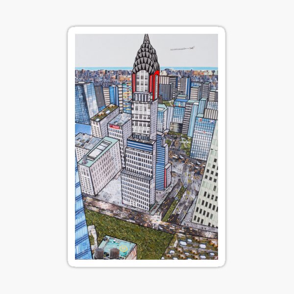 New York on my mind - (Chrysler Building) Sticker
