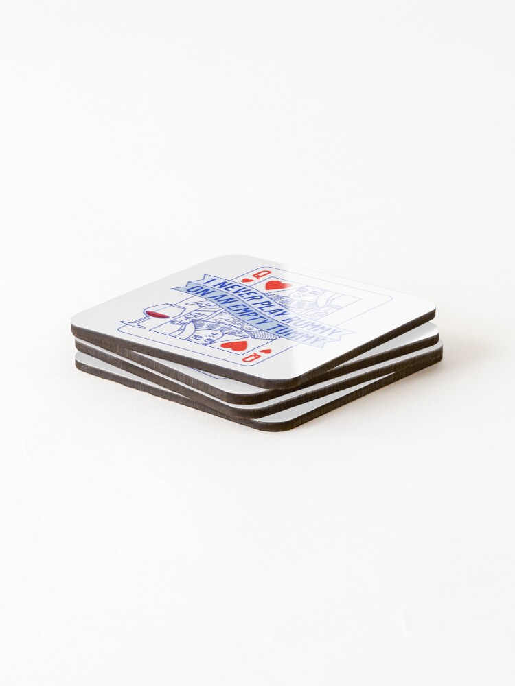 Thumbnail 4 of 5, Coasters (Set of 4), Gin Rummy / Indian Rummy designed and sold by ClickForMore.