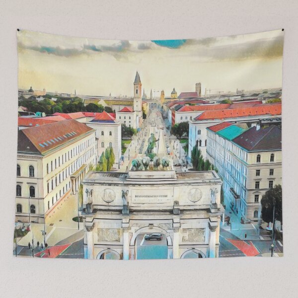 Item preview, Munich City designed and sold by Sofia-Draws.