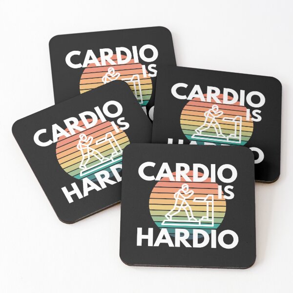 Item preview, Cardio Is Hardio Gym Workout Cutting Health Humor designed and sold by EllConApparel.