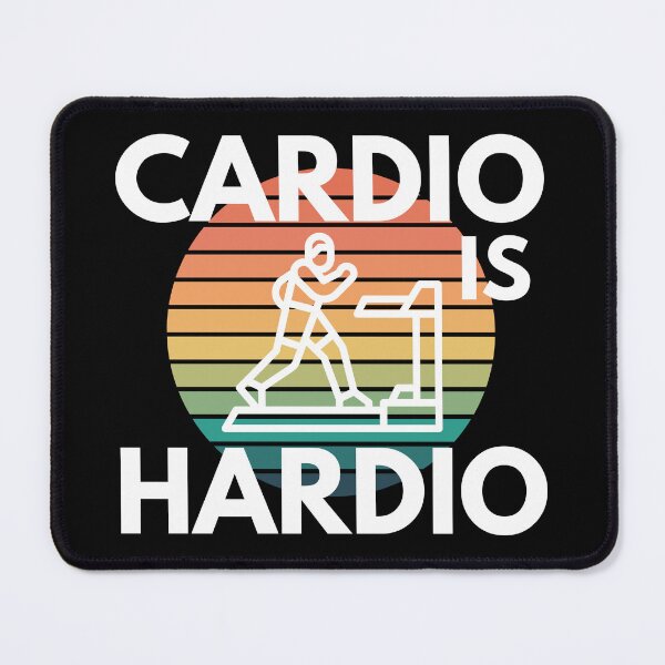 Item preview, Cardio Is Hardio Gym Workout Cutting Health Humor designed and sold by EllConApparel.