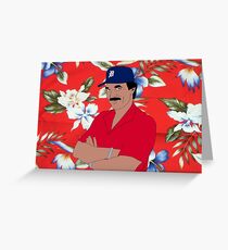 Magnum Stache Greeting Card
