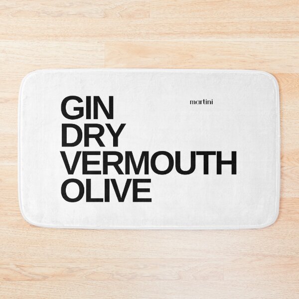 Item preview, Martini cocktail with an olive designed and sold by ALushLifeManual.