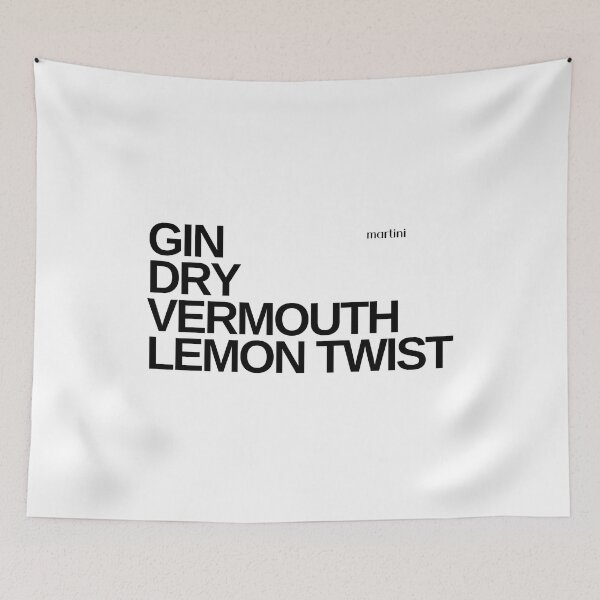 Item preview, Martini cocktail with a lemon twist designed and sold by ALushLifeManual.