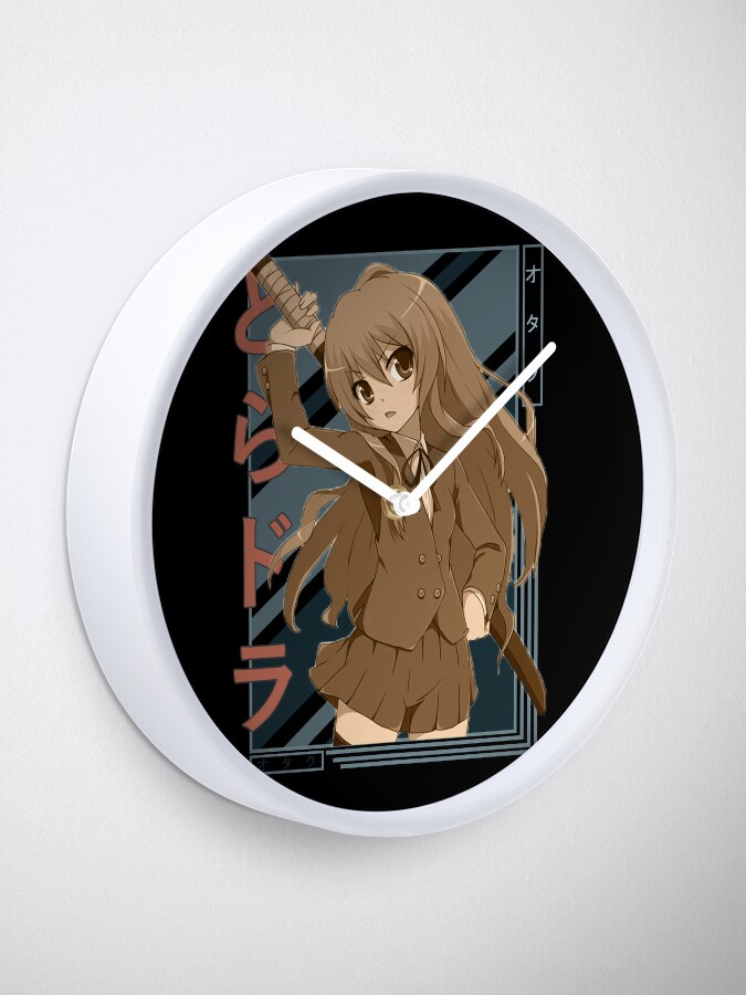 Taiga Aisaka Toradora Retro blue brown anime Design | Photographic Print