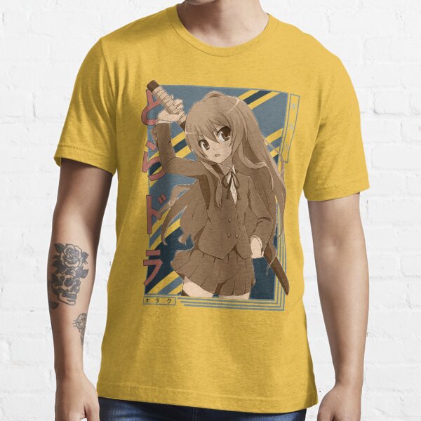 Taiga Aisaka Toradora Retro blue brown anime Design Essential T-Shirt for  Sale by Raiden Designer Shop