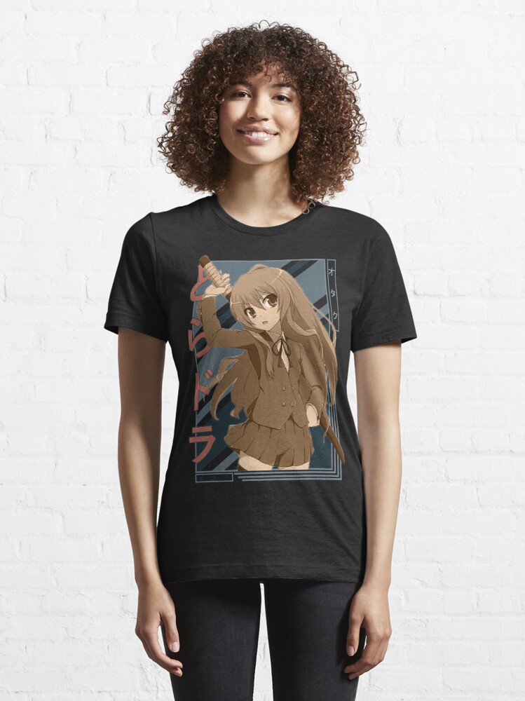 Taiga Aisaka Toradora Retro blue brown anime Design Essential T-Shirt for  Sale by Raiden Designer Shop