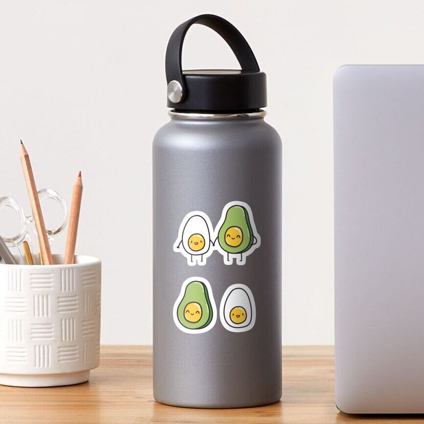 Egg and Avocado Sticker