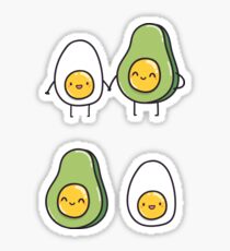 Egg and Avocado Sticker
