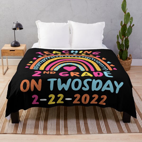 Item preview, Teaching 2nd Grade On Twosday Teacher 2-22-2022 designed and sold by Fabvity.