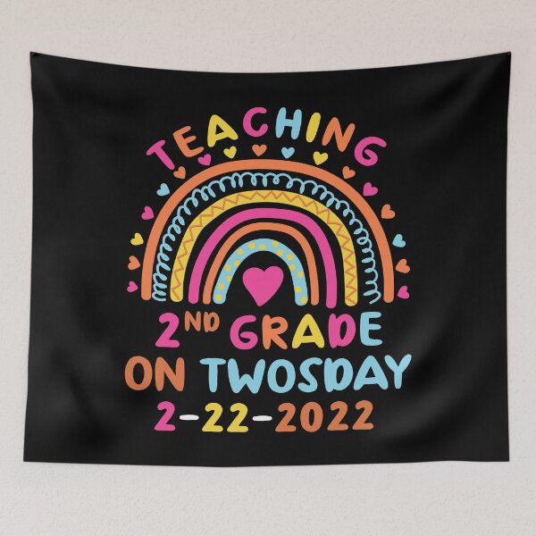 Item preview, Teaching 2nd Grade On Twosday Teacher 2-22-2022 designed and sold by Fabvity.