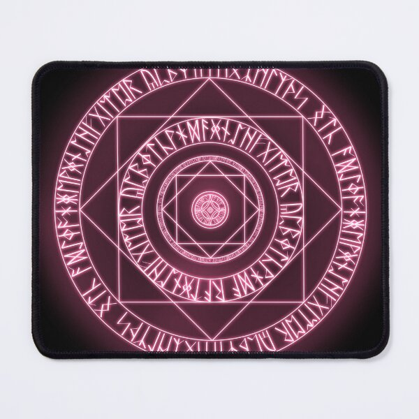 Item preview, Pink Glowing Rune Magic Circle designed and sold by Saanis.