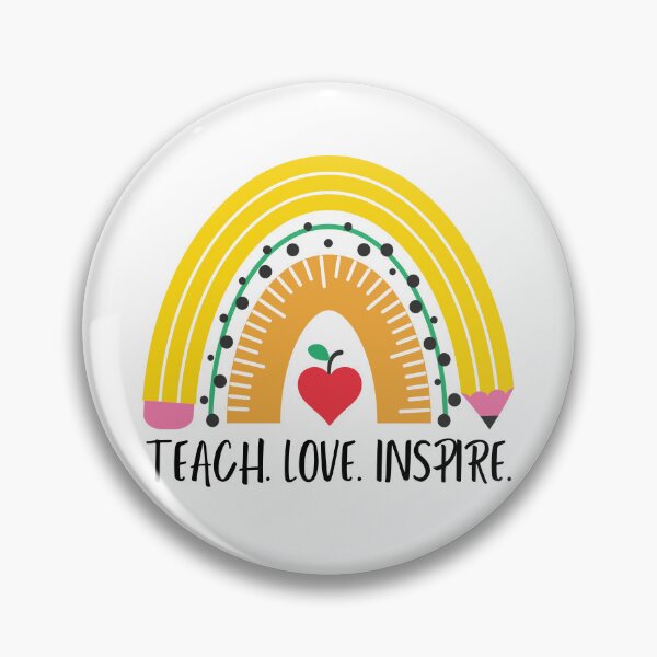 Item preview, Teach Love inspire (black text)- teacher - kindergarten, preschool, elementary, middle school designed and sold by CaitU.