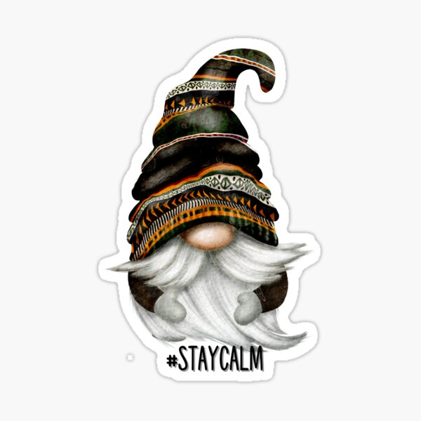 Item preview, Stay Calm Boho Gnome designed and sold by Mumzy2many.