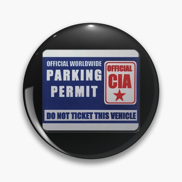 Item preview, Official Intenational CIA Parking Permit Don_t Ticket This Vehicle   designed and sold by Simmie-Lakishia.