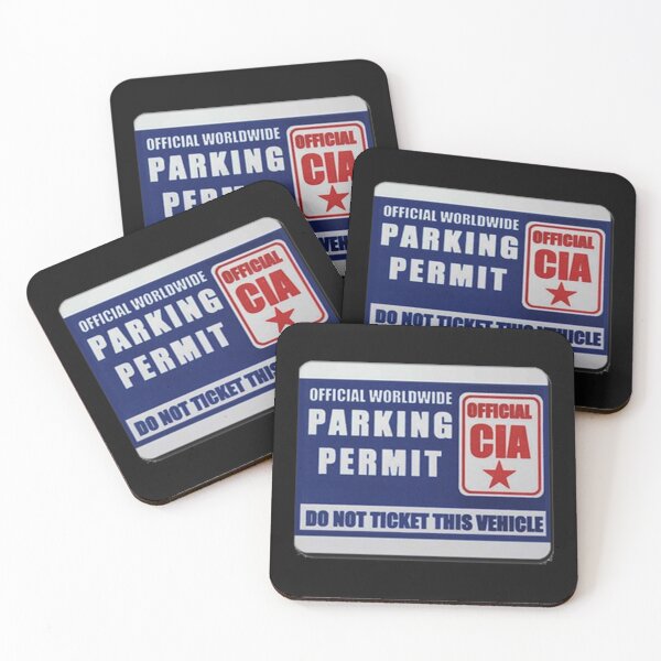 Item preview, Official Intenational CIA Parking Permit Don_t Ticket This Vehicle   designed and sold by Simmie-Lakishia.