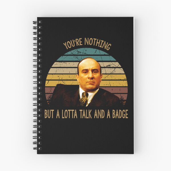 Item preview, You're nothing but a lotta talk and a badge poster designed and sold by AnaCunha3120.