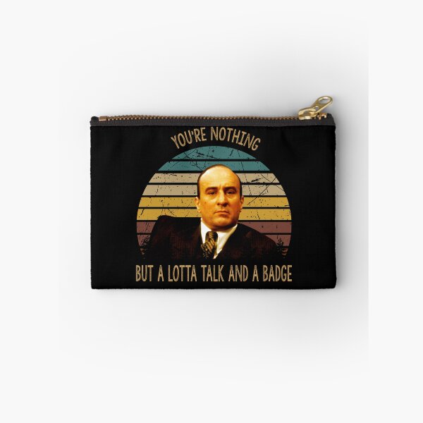 Item preview, You're nothing but a lotta talk and a badge poster designed and sold by AnaCunha3120.