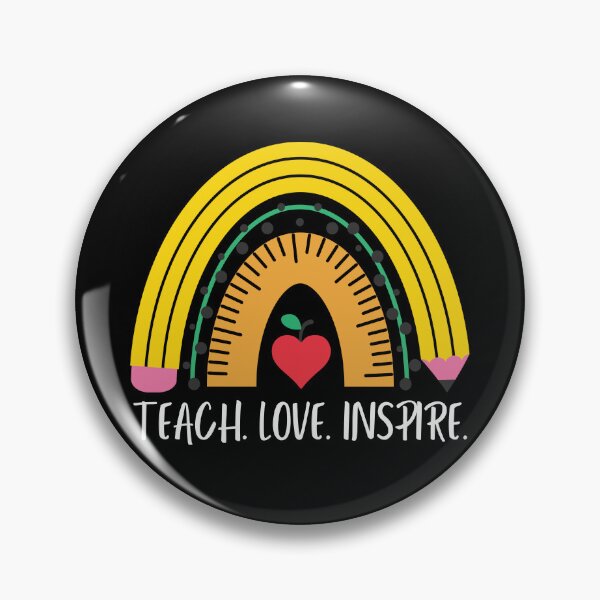 Item preview, Teach Love inspire (white text)- teacher - kindergarten, preschool, elementary, middle school designed and sold by CaitU.