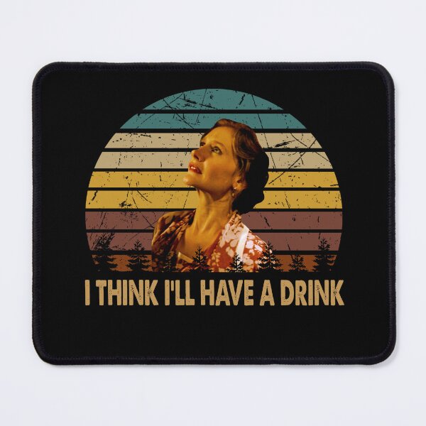 Item preview, I think i'll have a drink woman character poster  designed and sold by AnaCunha3120.