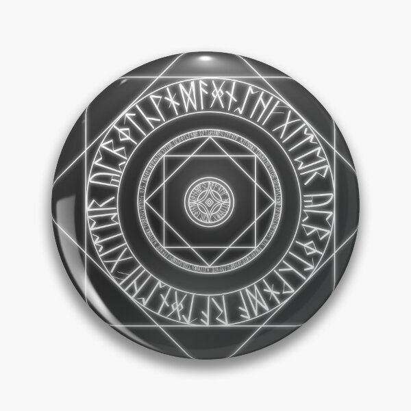 Item preview, White Glowing Rune Magic Circle designed and sold by Saanis.