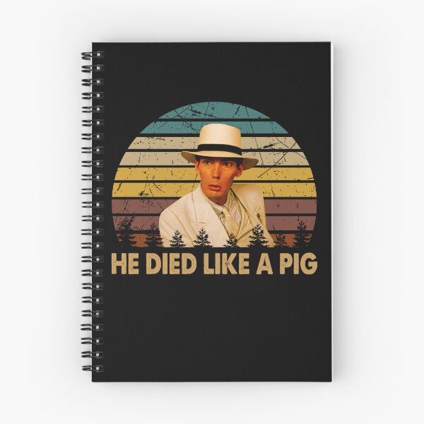 Item preview, he died like a pig Frank Nitti character poster designed and sold by AnaCunha3120.