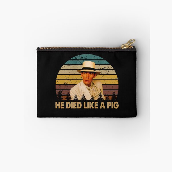 Item preview, he died like a pig Frank Nitti character poster designed and sold by AnaCunha3120.