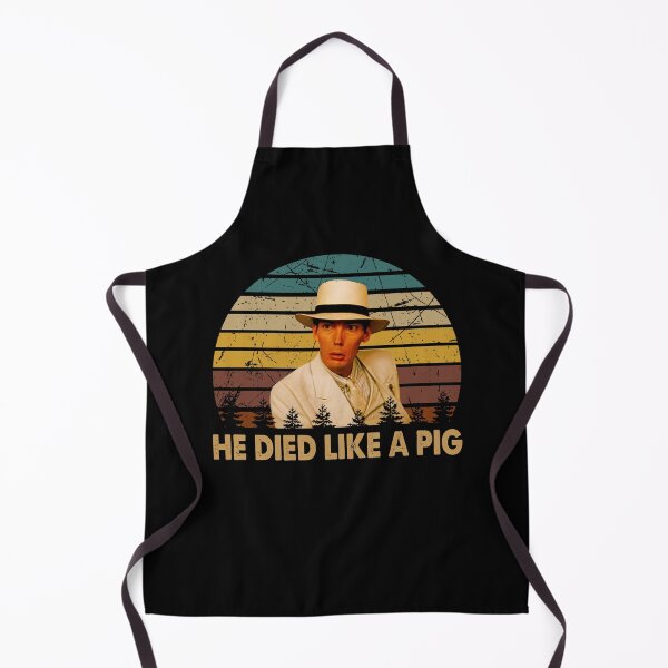 Item preview, he died like a pig Frank Nitti character poster designed and sold by AnaCunha3120.