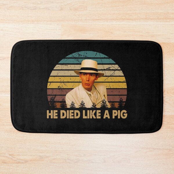 Item preview, he died like a pig Frank Nitti character poster designed and sold by AnaCunha3120.