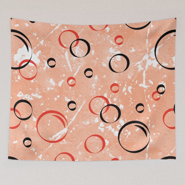 Item preview, Beige Worn Fabric With Circles designed and sold by ckylin.
