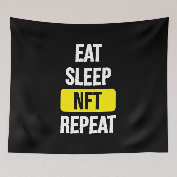 Item preview,  eat sleep nft repeat designed and sold by gpsapparel.