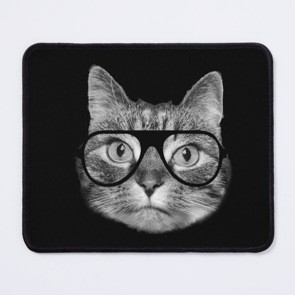 Item preview, Cute fluffy cat wearing cool glasses designed and sold by Purr95.