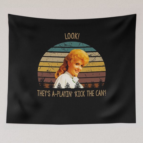 Item preview, Look they's a palyin kick the can Elly May Clampett woman art designed and sold by AnaCunha3120.
