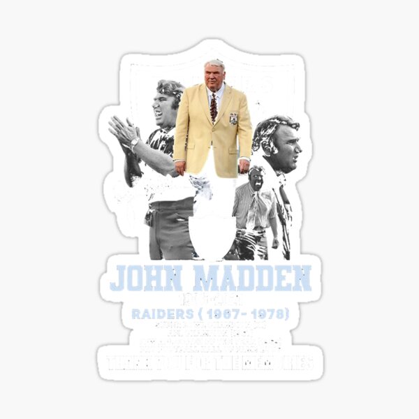 Original john madden 1936 2021 las vegas raiders 1967 1978