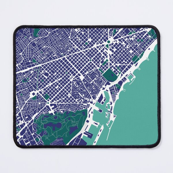 Item preview, Barcelona map illustration designed and sold by akstinaite.