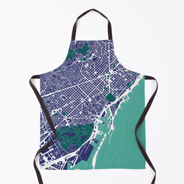 Item preview, Barcelona map illustration designed and sold by akstinaite.