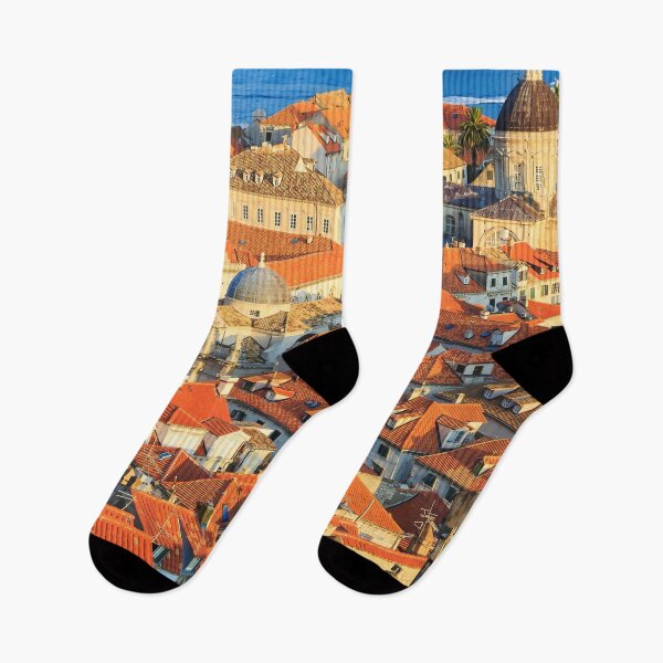 Item preview, Dubrovnik, Old Town, Ragusa, Croatia, beautiful photo to digital painting designed and sold by Orianah.