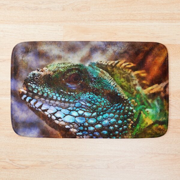 Item preview, Iguana Posing Holding Head Up Digital Painting designed and sold by NeavesPhoto.