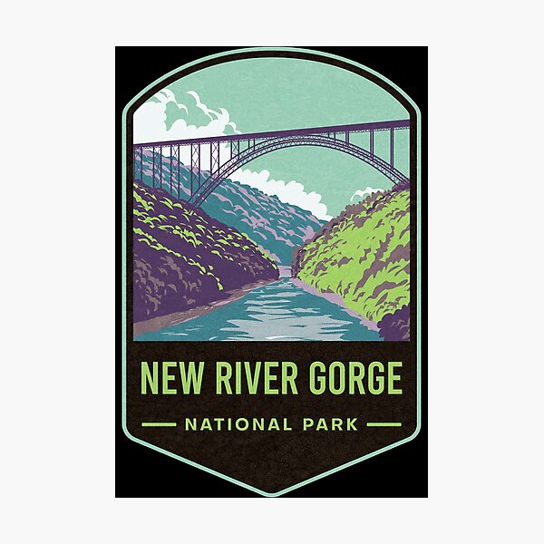 Item preview, New River Gorge National Park designed and sold by JordanHolmes.